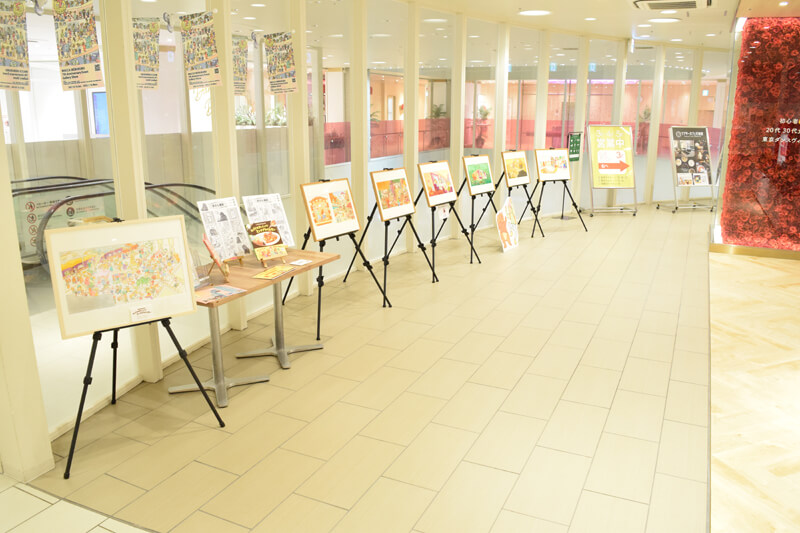 WACCA池袋 2階 アートスペースの展示例