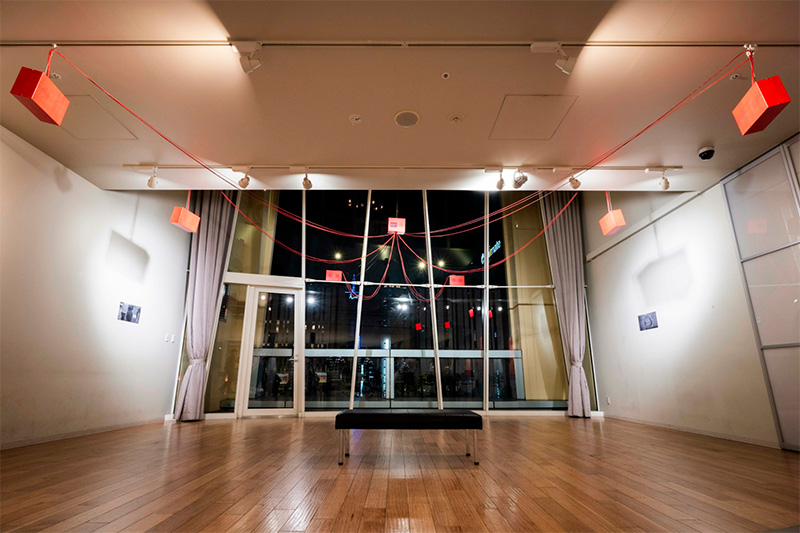 ワッカアートアワード2024 グランプリ受賞者 水田雅也氏の WACCA池袋 内展示