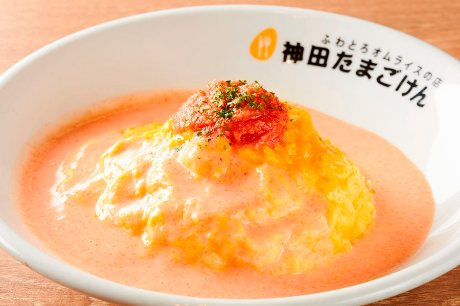 オムライス専門店 神田たまごけん 明太子クリームオムライス